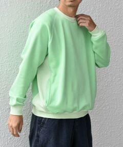 SHIPS / シップス スウェット | 【SHIPS any別注】HINSON: 裏起毛 フリース ワンポイント ラグラン スウェット◇