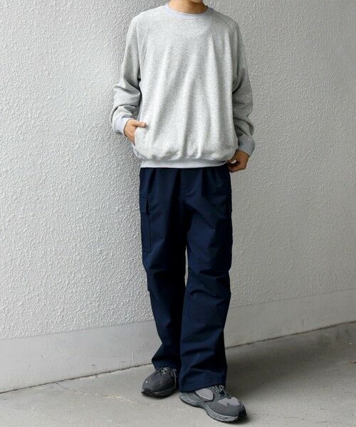 SHIPS / シップス スウェット | 【SHIPS any別注】HINSON: 裏起毛 フリース ワンポイント ラグラン スウェット◇ | 詳細1