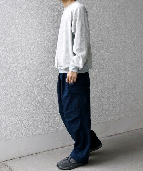 SHIPS / シップス スウェット | 【SHIPS any別注】HINSON: 裏起毛 フリース ワンポイント ラグラン スウェット◇ | 詳細2