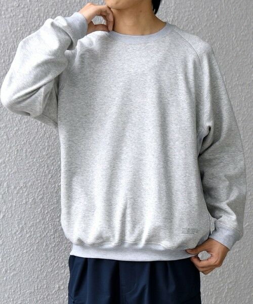 SHIPS / シップス スウェット | 【SHIPS any別注】HINSON: 裏起毛 フリース ワンポイント ラグラン スウェット◇ | 詳細3
