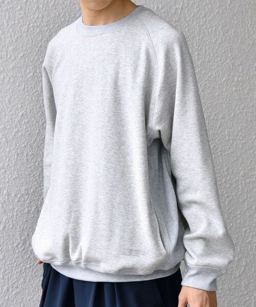 SHIPS / シップス スウェット | 【SHIPS any別注】HINSON: 裏起毛 フリース ワンポイント ラグラン スウェット◇ | 詳細4