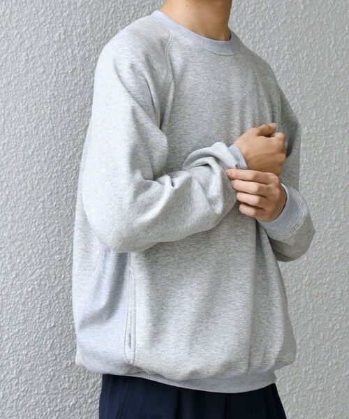 SHIPS / シップス スウェット | 【SHIPS any別注】HINSON: 裏起毛 フリース ワンポイント ラグラン スウェット◇ | 詳細5