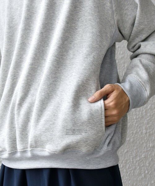 SHIPS / シップス スウェット | 【SHIPS any別注】HINSON: 裏起毛 フリース ワンポイント ラグラン スウェット◇ | 詳細6