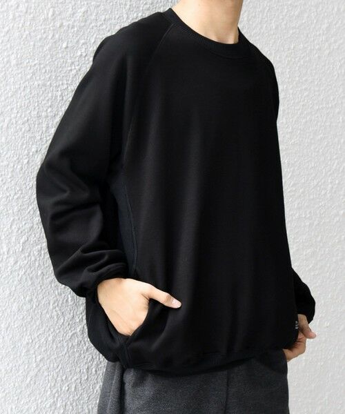 SHIPS / シップス スウェット | 【SHIPS any別注】HINSON: 裏起毛 フリース ワンポイント ラグラン スウェット◇ | 詳細12