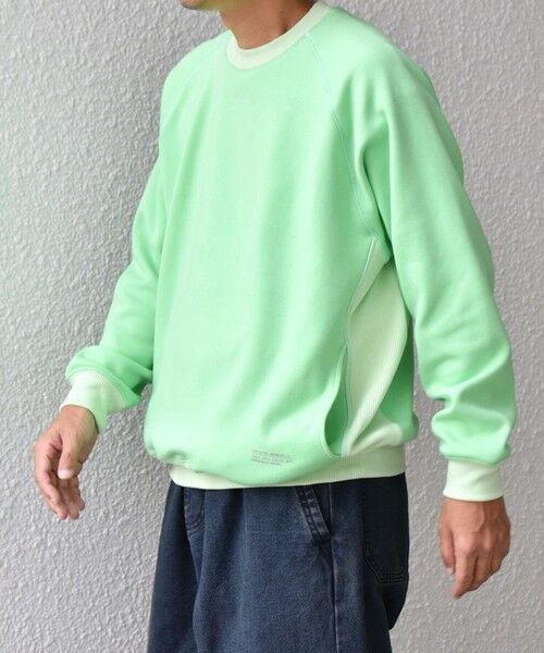 SHIPS / シップス スウェット | 【SHIPS any別注】HINSON: 裏起毛 フリース ワンポイント ラグラン スウェット◇ | 詳細20