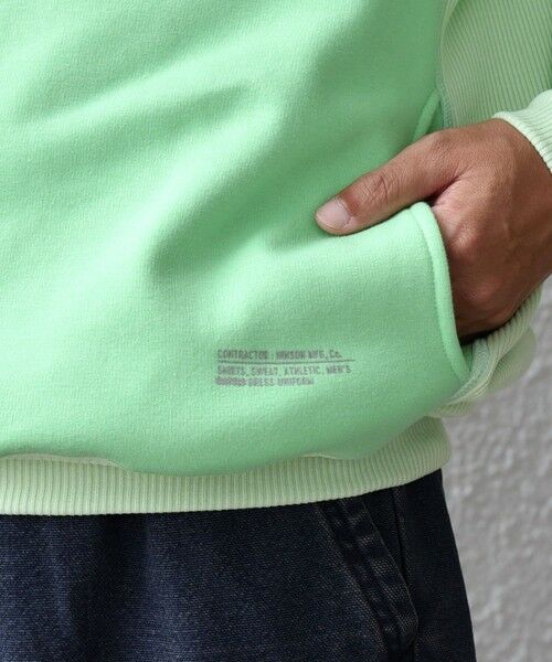 SHIPS / シップス スウェット | 【SHIPS any別注】HINSON: 裏起毛 フリース ワンポイント ラグラン スウェット◇ | 詳細22