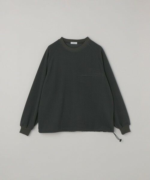 SHIPS / シップス スウェット | SHIPS any:〈洗濯機可能〉グリッド フリース スピンドル ポケット プルオーバー◇ | 詳細16