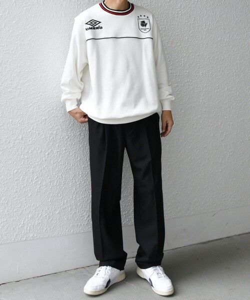 SHIPS / シップス スウェット | 【SHIPS any別注】UMBRO: 90s ロゴ サッカー スウェット (セットアップ対応)◇ | 詳細1