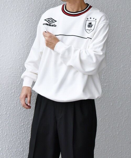 SHIPS / シップス スウェット | 【SHIPS any別注】UMBRO: 90s ロゴ サッカー スウェット (セットアップ対応)◇ | 詳細5