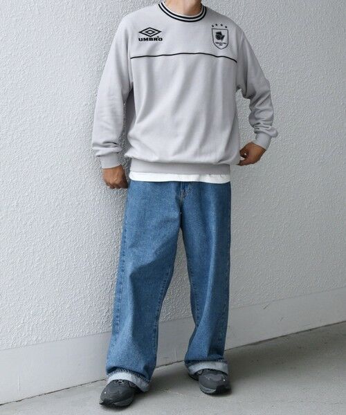 SHIPS / シップス スウェット | 【SHIPS any別注】UMBRO: 90s ロゴ サッカー スウェット (セットアップ対応)◇ | 詳細9