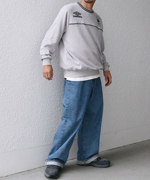 SHIPS / シップス スウェット | 【SHIPS any別注】UMBRO: 90s ロゴ サッカー スウェット (セットアップ対応)◇ | 詳細11