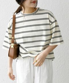 SHIPS / シップス Tシャツ | 【SHIPS any別注】sports wear: レトロ カラー ボーダー Tシャツ◇