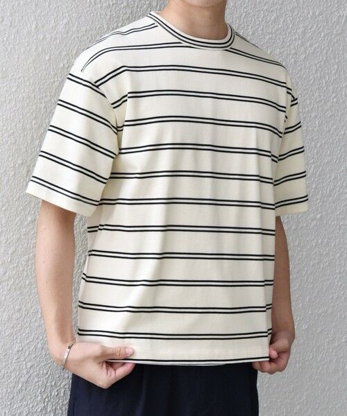 SHIPS / シップス Tシャツ | 【SHIPS any別注】sports wear: レトロ カラー ボーダー Tシャツ◇ | 詳細5