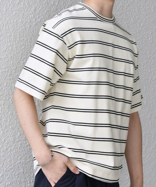 SHIPS / シップス Tシャツ | 【SHIPS any別注】sports wear: レトロ カラー ボーダー Tシャツ◇ | 詳細6