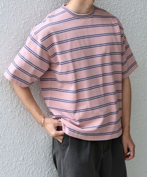 SHIPS / シップス Tシャツ | 【SHIPS any別注】sports wear: レトロ カラー ボーダー Tシャツ◇ | 詳細15