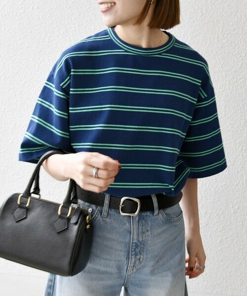 SHIPS / シップス Tシャツ | 【SHIPS any別注】sports wear: レトロ カラー ボーダー Tシャツ◇ | 詳細25