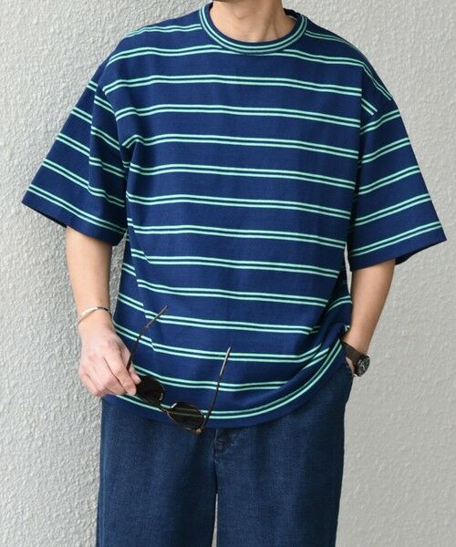 SHIPS / シップス Tシャツ | 【SHIPS any別注】sports wear: レトロ カラー ボーダー Tシャツ◇ | 詳細28