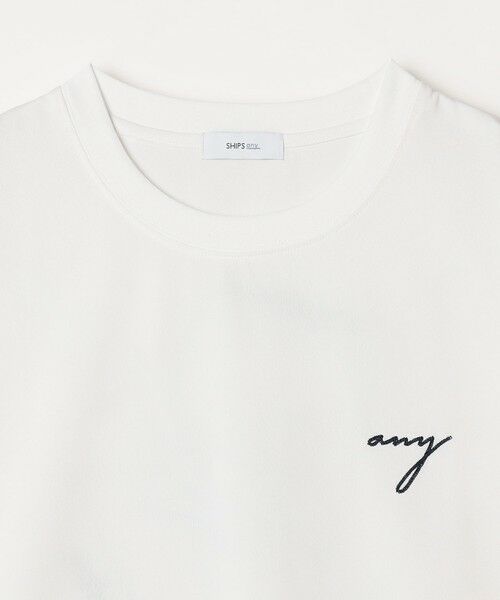 SHIPS / シップス Tシャツ | SHIPS any:〈撥水加工〉Teflon EcoElite(TM) 刺繍 バックプリント ロゴ Tシャツ◇ | 詳細13