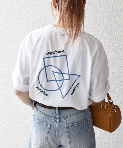 SHIPS / シップス Tシャツ | SHIPS any:〈撥水加工〉Teflon EcoElite(TM) 刺繍 バックプリント ロゴ Tシャツ◇ | 詳細4