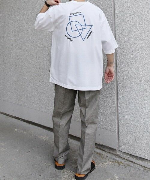 SHIPS / シップス Tシャツ | SHIPS any:〈撥水加工〉Teflon EcoElite(TM) 刺繍 バックプリント ロゴ Tシャツ◇ | 詳細6