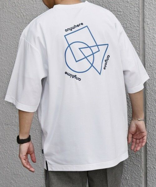 SHIPS / シップス Tシャツ | SHIPS any:〈撥水加工〉Teflon EcoElite(TM) 刺繍 バックプリント ロゴ Tシャツ◇ | 詳細9