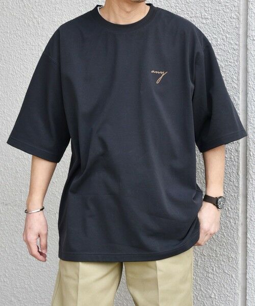 SHIPS / シップス Tシャツ | SHIPS any:〈撥水加工〉Teflon EcoElite(TM) 刺繍 バックプリント ロゴ Tシャツ◇ | 詳細25