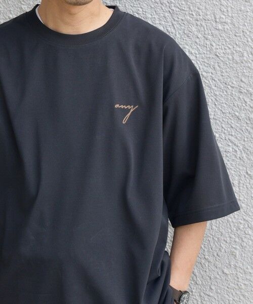 SHIPS / シップス Tシャツ | SHIPS any:〈撥水加工〉Teflon EcoElite(TM) 刺繍 バックプリント ロゴ Tシャツ◇ | 詳細28