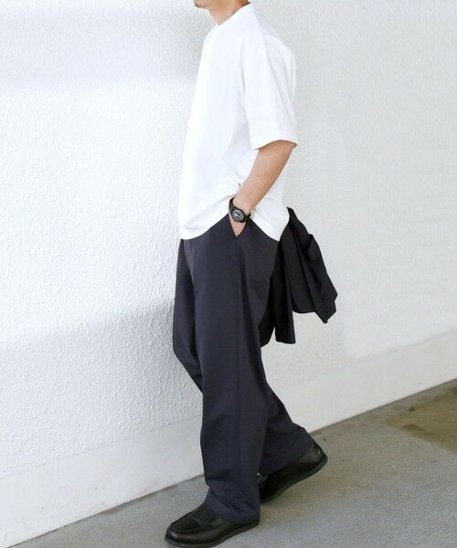 SHIPS / シップス Tシャツ | SHIPS any: SOLOTEX(R) バックピケ スロープネック ジャケット Tシャツ◇ | 詳細2