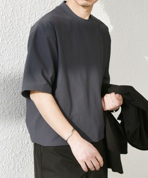 SHIPS / シップス Tシャツ | SHIPS any: SOLOTEX(R) バックピケ スロープネック ジャケット Tシャツ◇ | 詳細13