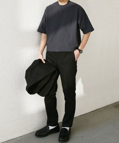 SHIPS / シップス Tシャツ | SHIPS any: SOLOTEX(R) バックピケ スロープネック ジャケット Tシャツ◇ | 詳細9