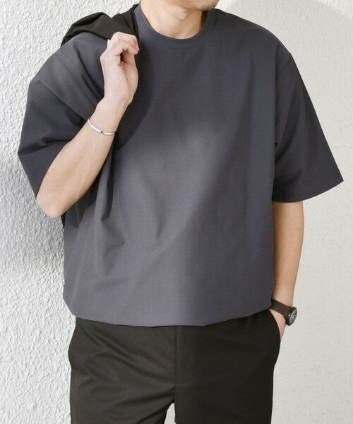 SHIPS / シップス Tシャツ | SHIPS any: SOLOTEX(R) バックピケ スロープネック ジャケット Tシャツ◇ | 詳細11