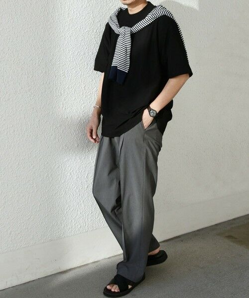 SHIPS / シップス Tシャツ | SHIPS any: SOLOTEX(R) バックピケ スロープネック ジャケット Tシャツ◇ | 詳細25