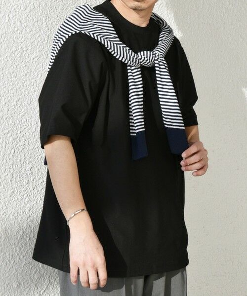 SHIPS / シップス Tシャツ | SHIPS any: SOLOTEX(R) バックピケ スロープネック ジャケット Tシャツ◇ | 詳細28