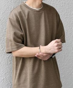 SHIPS / シップス Tシャツ | 【WEB限定】SHIPS any: リネンライク メランジ 鹿の子 フェイク レイヤード Tシャツ◇