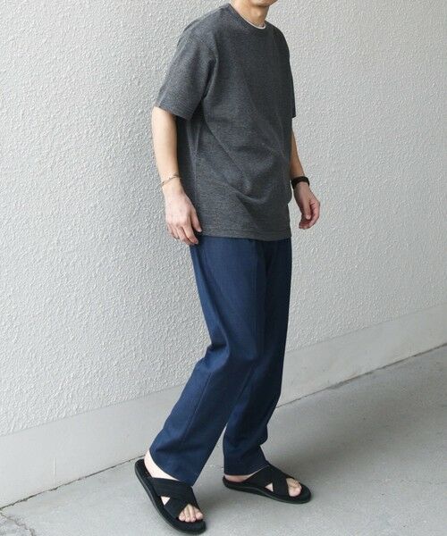 SHIPS / シップス Tシャツ | 【WEB限定】SHIPS any: リネンライク メランジ 鹿の子 フェイク レイヤード Tシャツ◇ | 詳細2