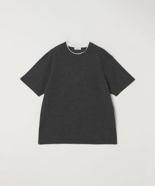 SHIPS / シップス Tシャツ | 【WEB限定】SHIPS any: リネンライク メランジ 鹿の子 フェイク レイヤード Tシャツ◇ | 詳細6