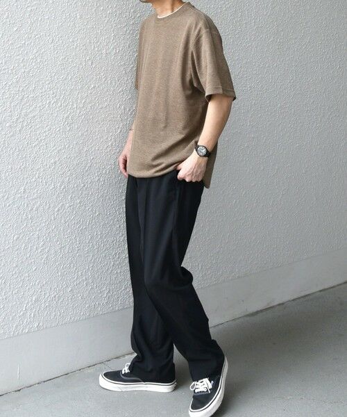 SHIPS / シップス Tシャツ | 【WEB限定】SHIPS any: リネンライク メランジ 鹿の子 フェイク レイヤード Tシャツ◇ | 詳細8