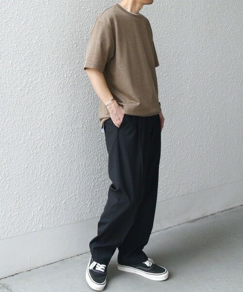 SHIPS / シップス Tシャツ | 【WEB限定】SHIPS any: リネンライク メランジ 鹿の子 フェイク レイヤード Tシャツ◇ | 詳細9