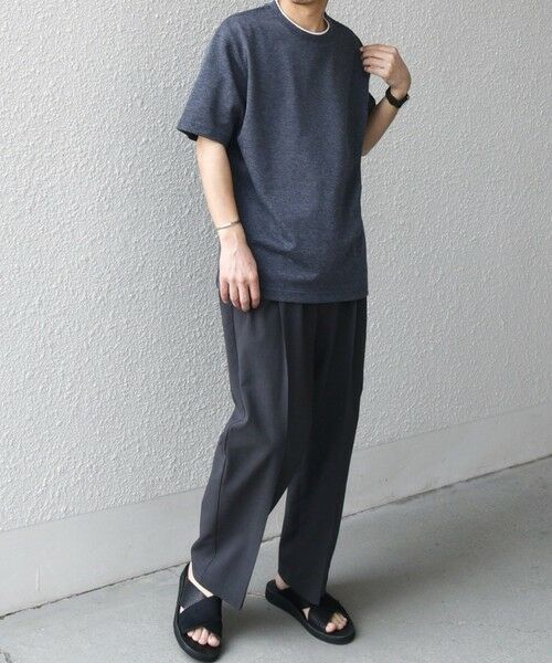 SHIPS / シップス Tシャツ | 【WEB限定】SHIPS any: リネンライク メランジ 鹿の子 フェイク レイヤード Tシャツ◇ | 詳細16