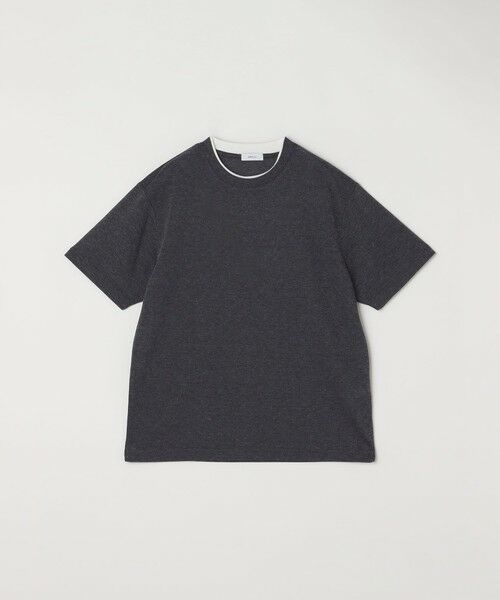 SHIPS / シップス Tシャツ | 【WEB限定】SHIPS any: リネンライク メランジ 鹿の子 フェイク レイヤード Tシャツ◇ | 詳細20