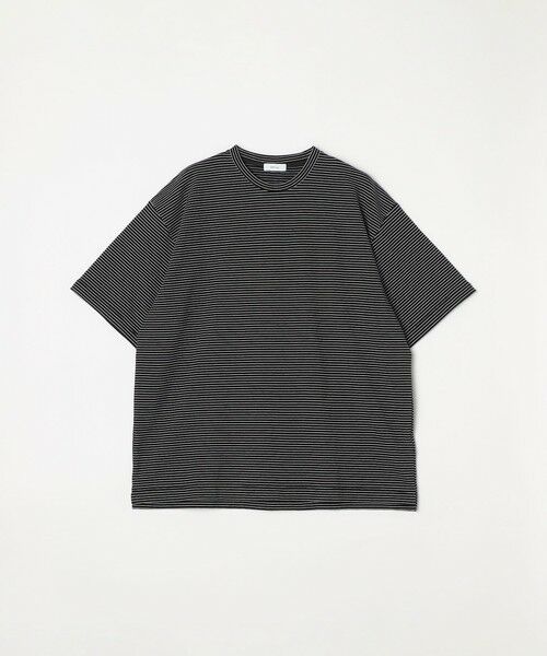 SHIPS / シップス Tシャツ | SHIPS any: マイクロボーダー ミニ裏毛 ライト スウェット ライク Tシャツ◇ | 詳細14