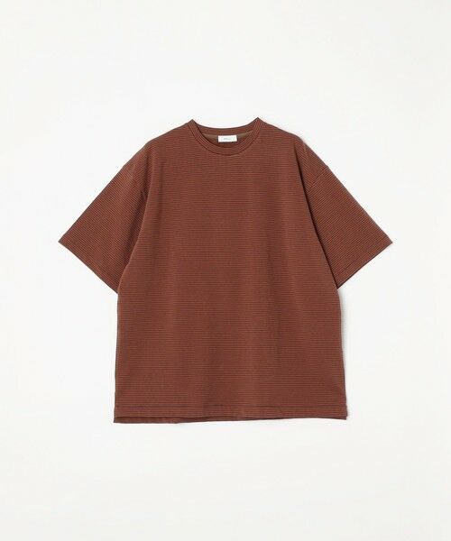 SHIPS / シップス Tシャツ | SHIPS any: マイクロボーダー ミニ裏毛 ライト スウェット ライク Tシャツ◇ | 詳細20