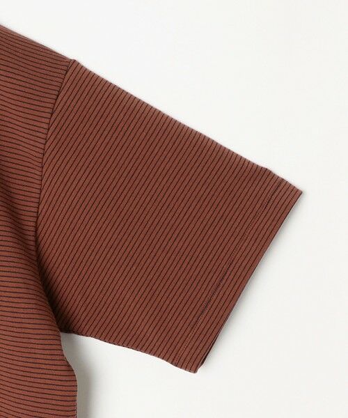 SHIPS / シップス Tシャツ | SHIPS any: マイクロボーダー ミニ裏毛 ライト スウェット ライク Tシャツ◇ | 詳細23