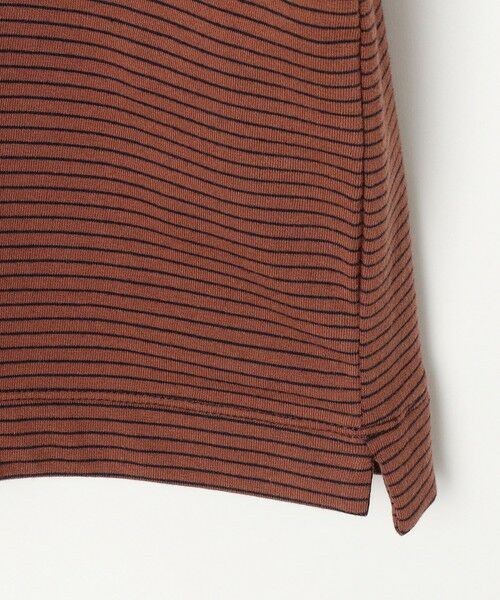 SHIPS / シップス Tシャツ | SHIPS any: マイクロボーダー ミニ裏毛 ライト スウェット ライク Tシャツ◇ | 詳細24