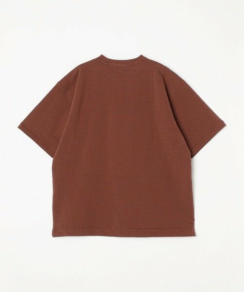 SHIPS / シップス Tシャツ | SHIPS any: マイクロボーダー ミニ裏毛 ライト スウェット ライク Tシャツ◇ | 詳細25