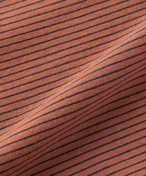 SHIPS / シップス Tシャツ | SHIPS any: マイクロボーダー ミニ裏毛 ライト スウェット ライク Tシャツ◇ | 詳細26