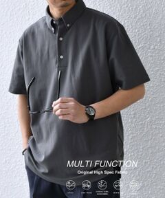 SHIPS / シップス ポロシャツ | SHIPS any:〈接触冷感/遮熱/UVカット機能等〉サマーファンクション 鹿の子 ボタンダウンポロシャツ◇