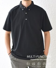 SHIPS / シップス ポロシャツ | SHIPS any:〈接触冷感/遮熱/UVカット機能等〉サマーファンクション 鹿の子 ボタンダウンポロシャツ◇