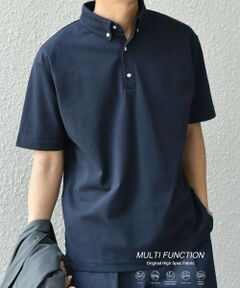 SHIPS / シップス ポロシャツ | SHIPS any:〈接触冷感/遮熱/UVカット機能等〉サマーファンクション 鹿の子 ボタンダウンポロシャツ◇