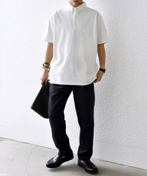 SHIPS / シップス ポロシャツ | SHIPS any:〈接触冷感/遮熱/UVカット機能等〉サマーファンクション 鹿の子 ボタンダウンポロシャツ◇ | 詳細2